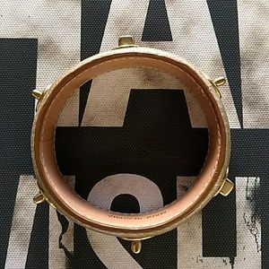 Coach Jewelry - Gold Leather Coach Bangle Coach Jewelry - Gold Leather Coach Bangle